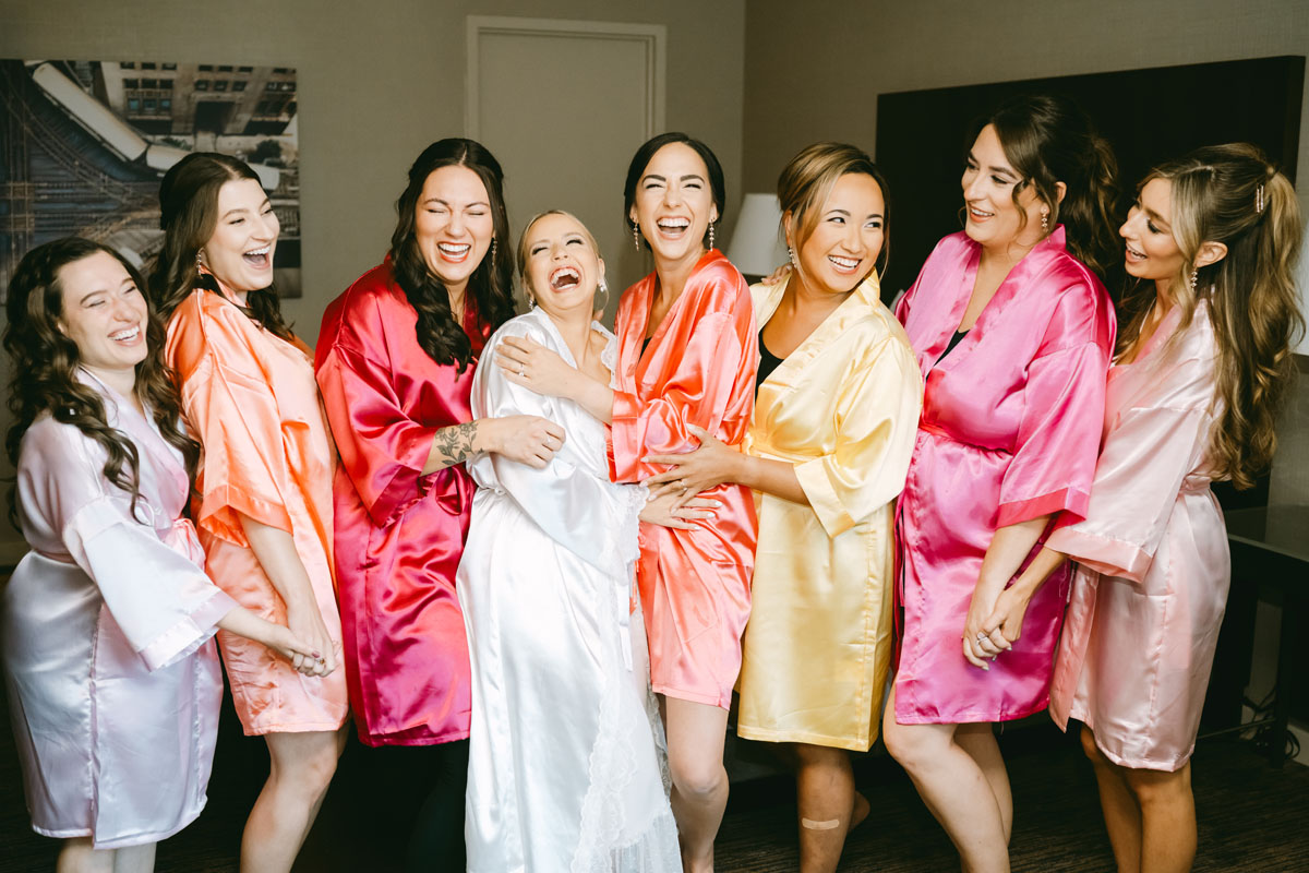bridesmaids robe photo