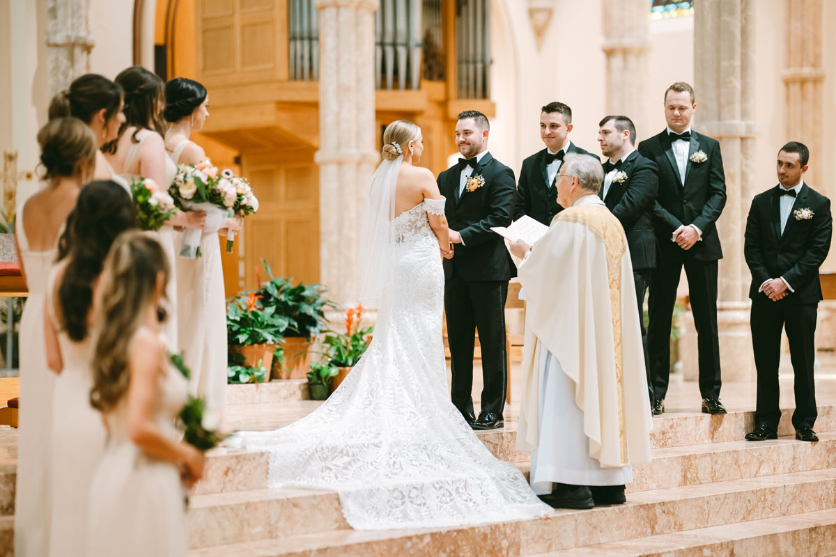 holy name cathedral wedding photographer