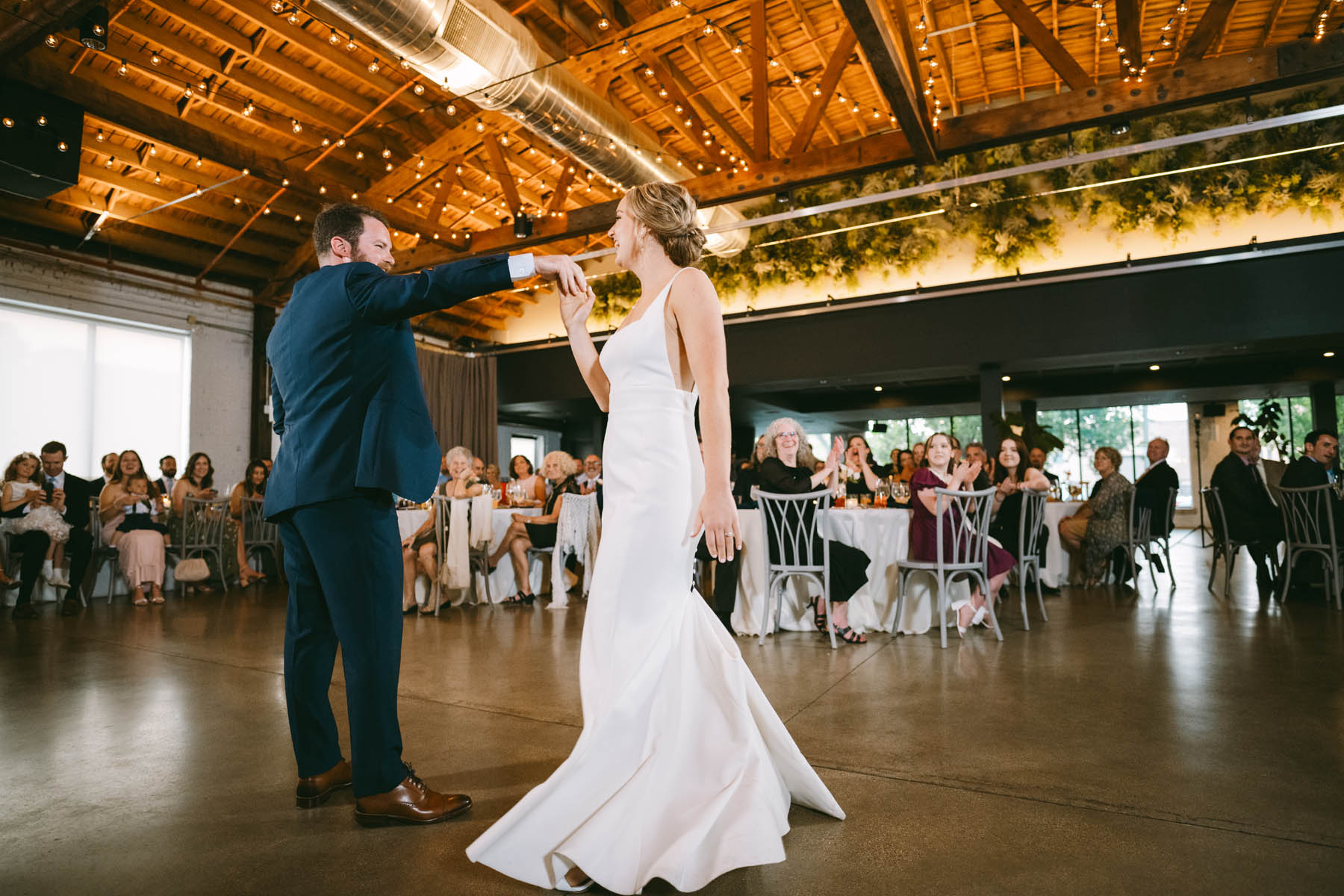 light and bright walden chicago wedding first dance