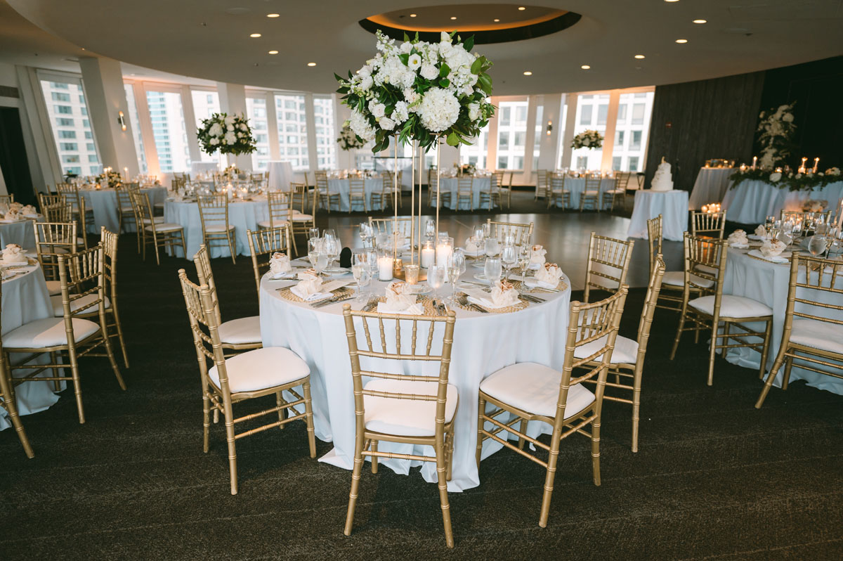 W Hotel wedding lakeshore chicago