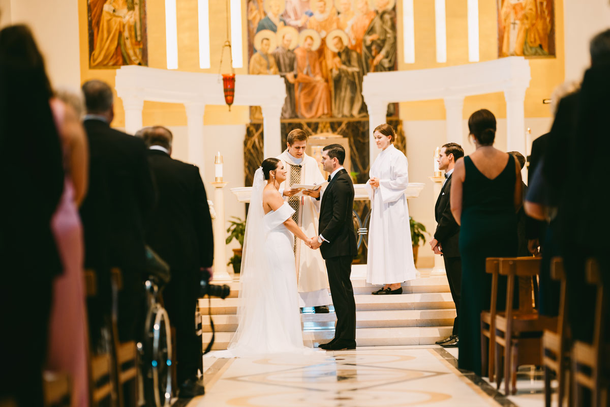 madonna della strada loyola wedding ceremony
