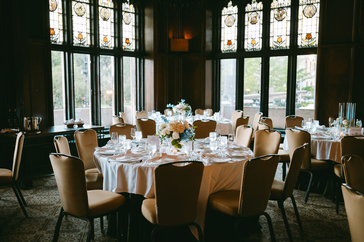 university club of chicago wedding michigan room reception