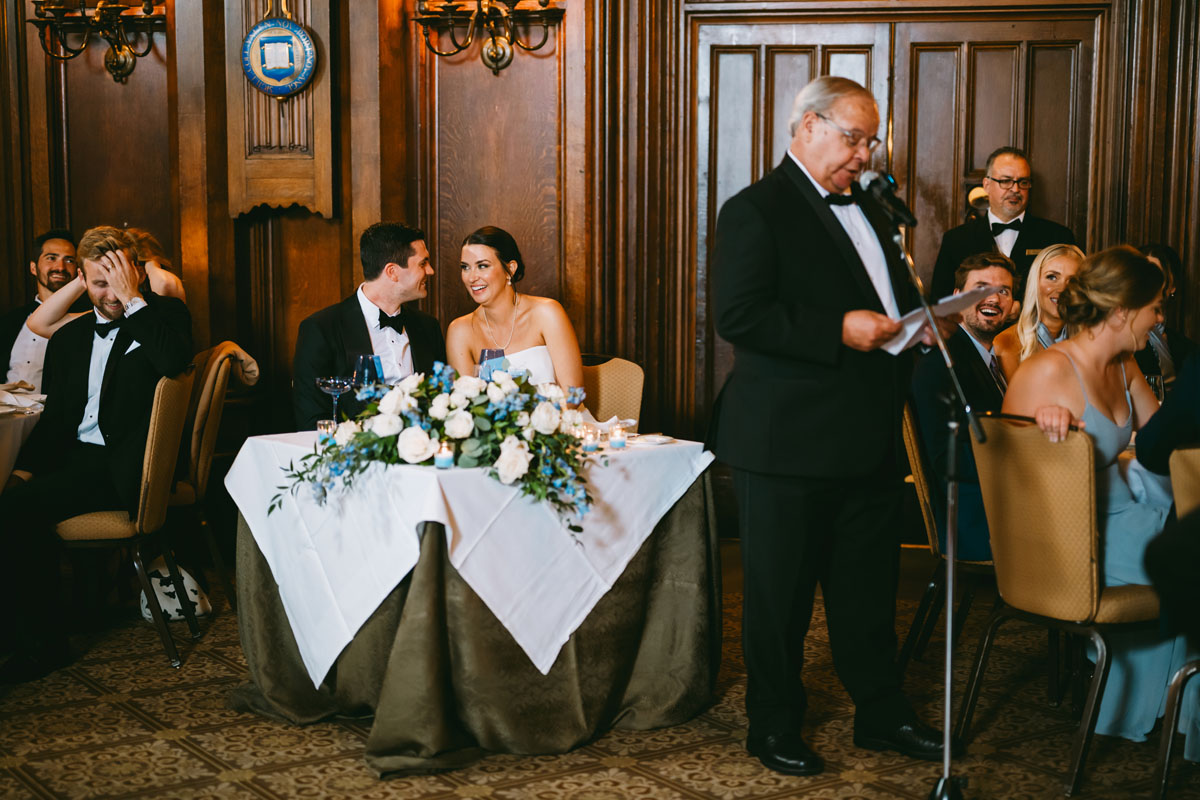 university club of chicago wedding michigan room reception