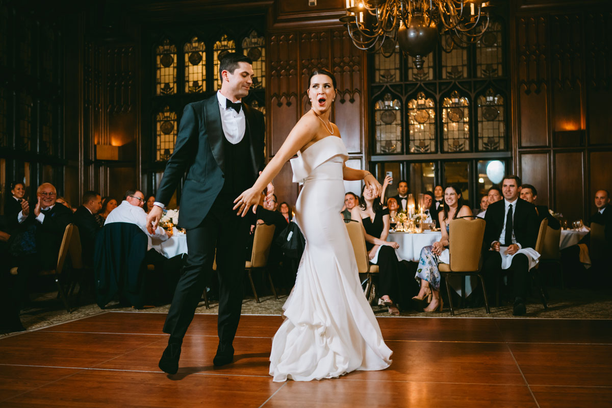 university club of chicago wedding classic black and white photographer