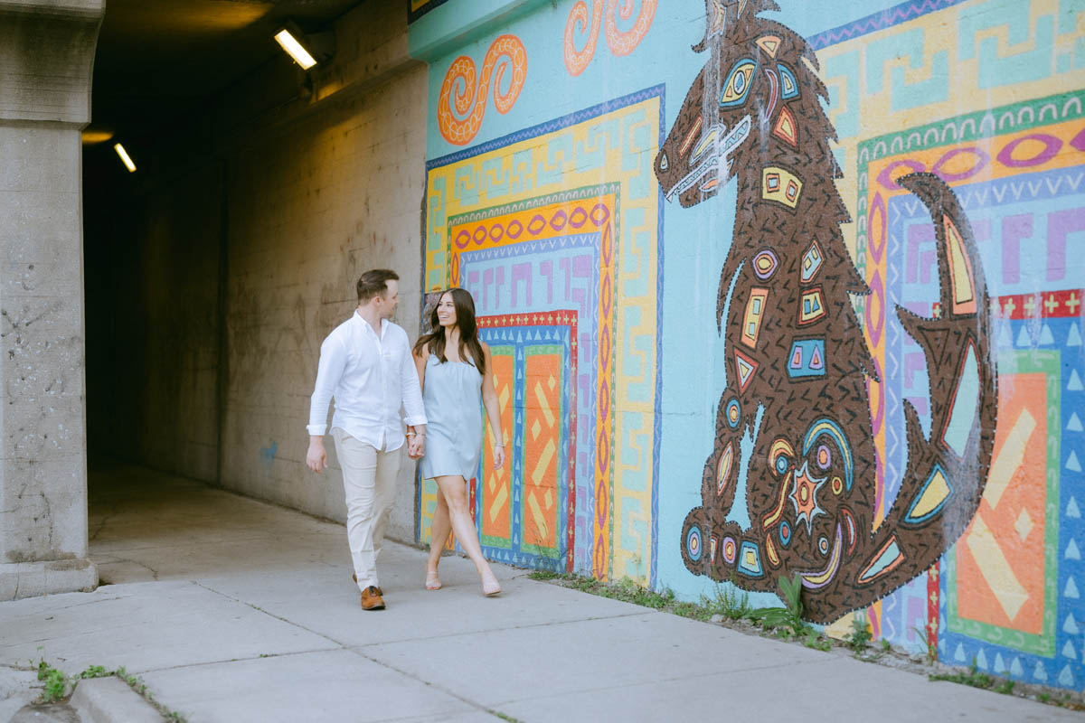 True color 606 Trail Engagement Photographer