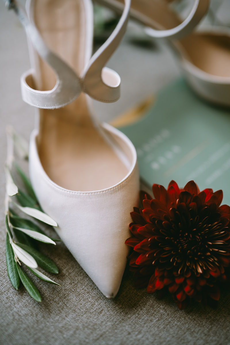 fall wedding details photo