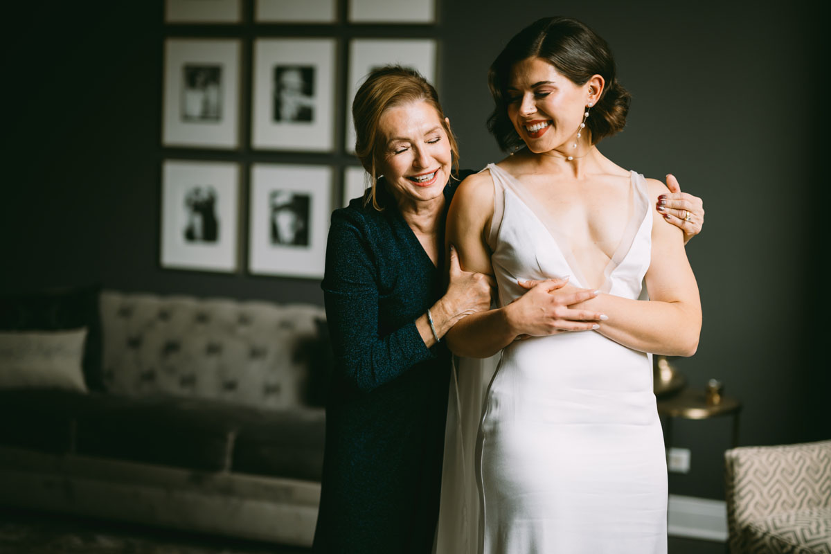 light and bright mae district fall wedding bride and mom