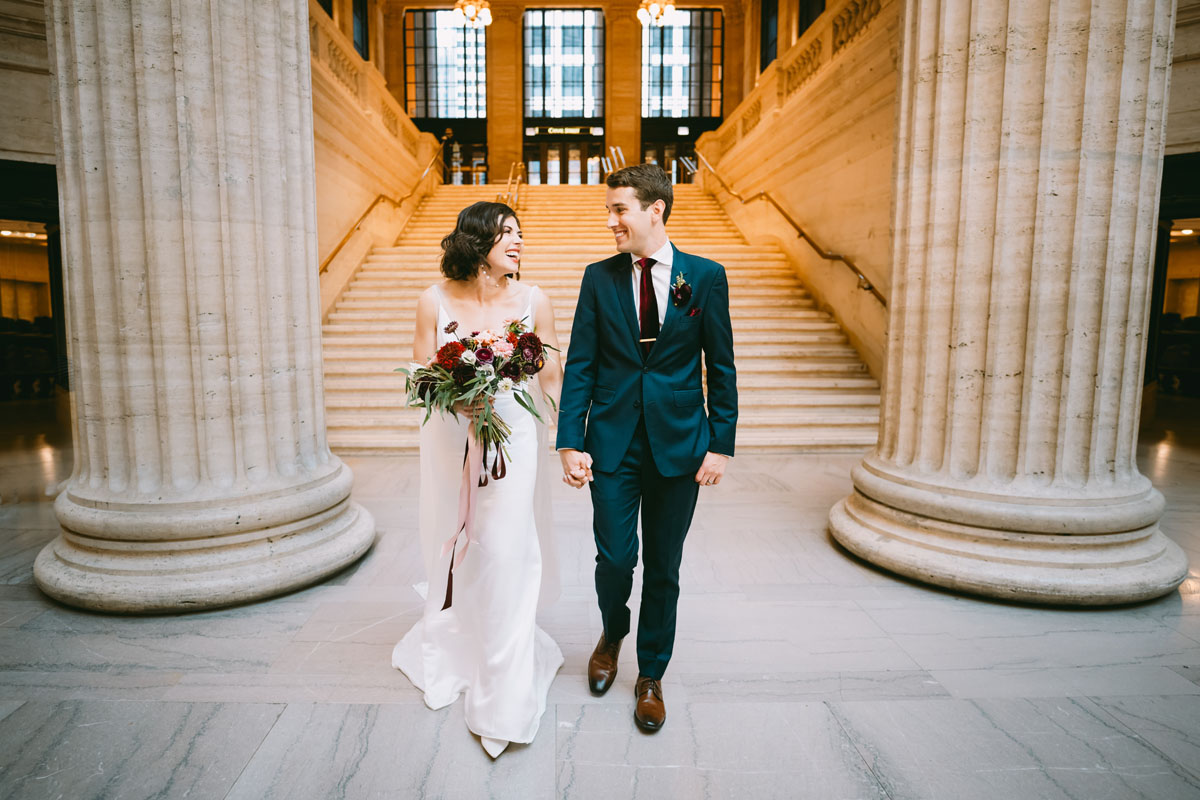 Garfield Park Conservatory Wedding light and bright photography