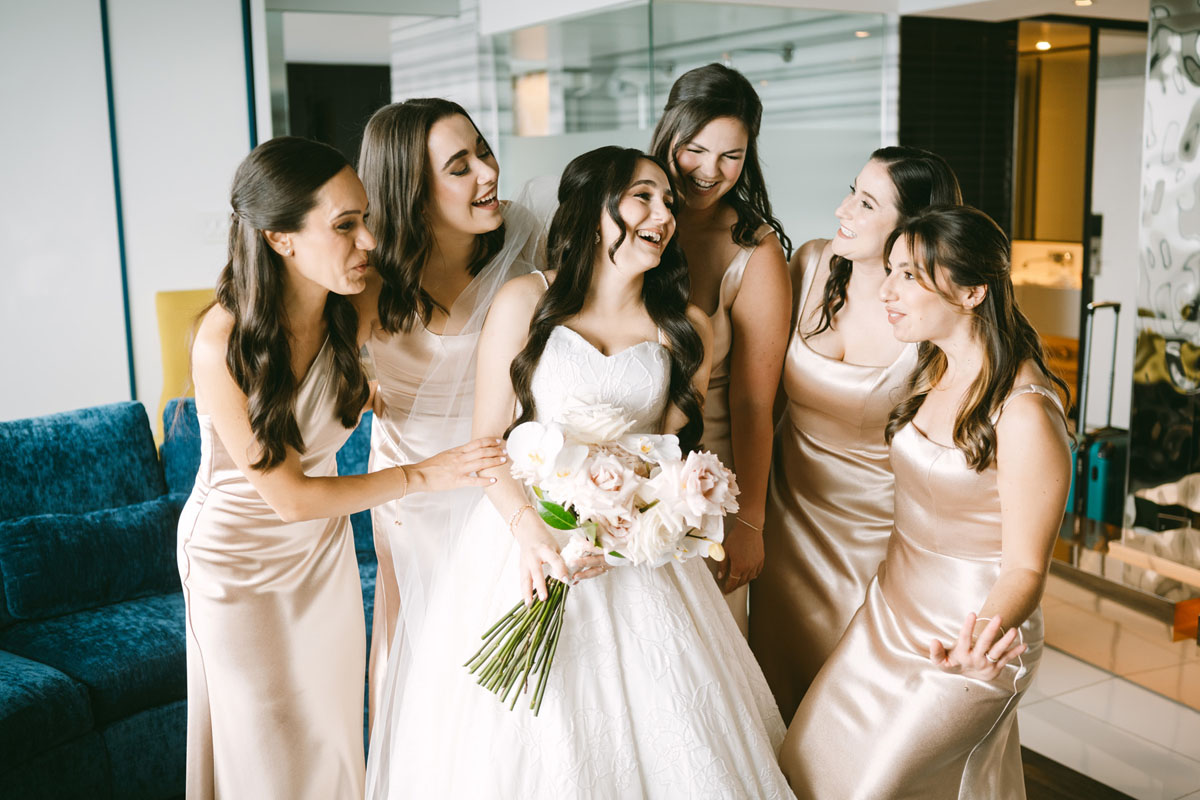 W Hotel Lakeshore wedding bride getting ready documentary photography