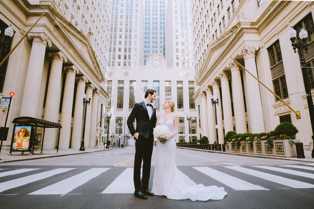 Chicago Board of Trade wedding best true color editorial chicago photographer