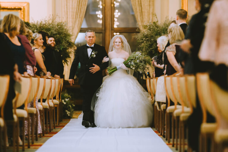 Romantic Winter Union League Wedding // Natasha + Adam