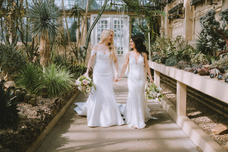 Love is Love Walden Garfield Conservatory Wedding // Brittany + Melissa