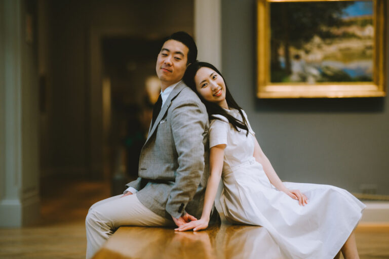 Art Institute of Chicago Engagement // Kaitlyn + Andrew