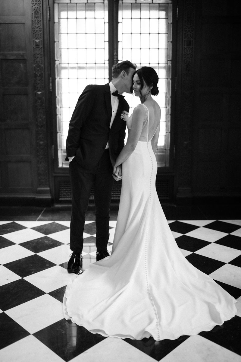 Blackstone Hotel wedding black and white documentary photographer best chicago photographer