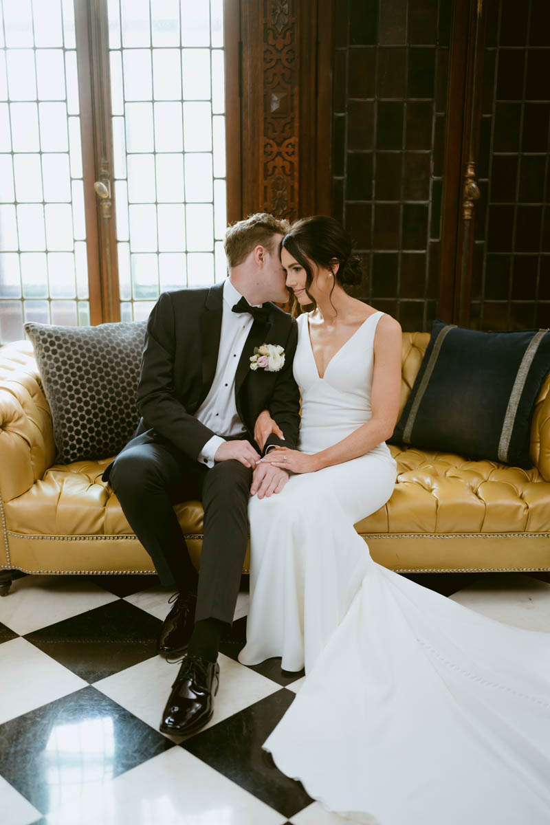 Blackstone Hotel Wedding English Room, best Chicago wedding photographer