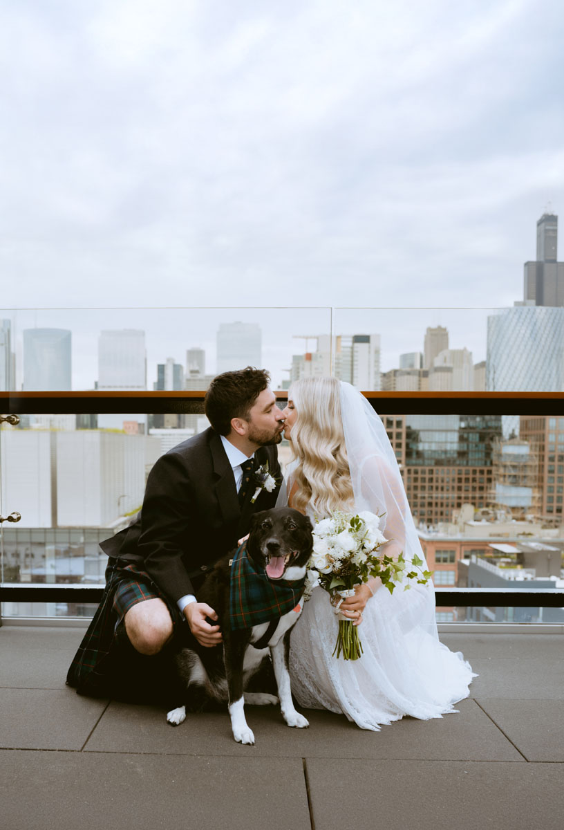 Hyatt House Rooftop Bride + Groom Photos, Documentary True Color Wedding Photographer
