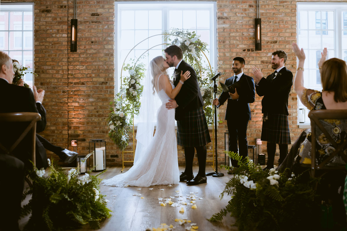 Loft Lucia Scottish Wedding, Documentary True Color Chicago Wedding Photographer