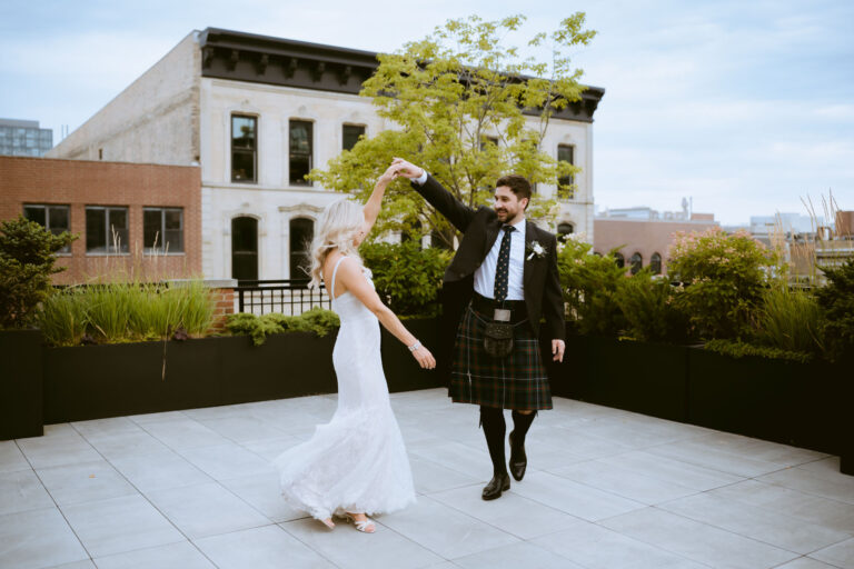 Scottish Loft Lucia Wedding // Mallory + Callum