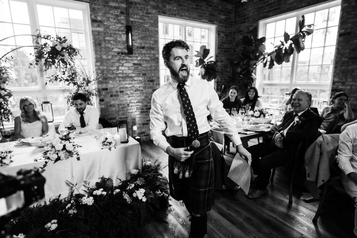 Loft Lucia Scottish Wedding, Documentary True Color Chicago Wedding Photographer