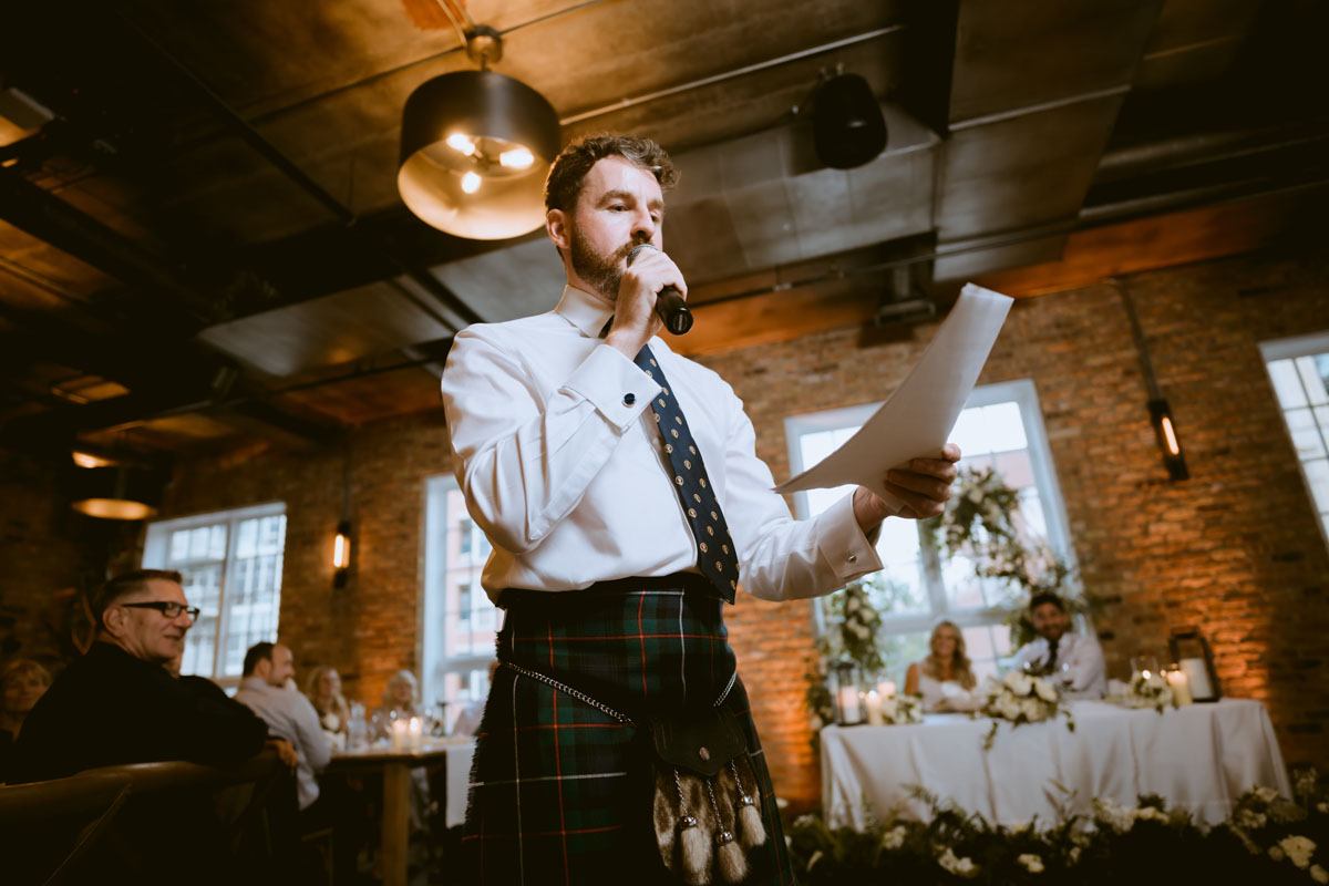 Loft Lucia Scottish Wedding, Documentary True Color Chicago Wedding Photographer