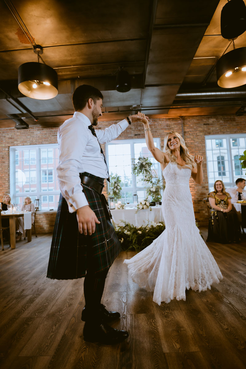 Loft Lucia Scottish Wedding, Documentary True Color Chicago Wedding Photographer