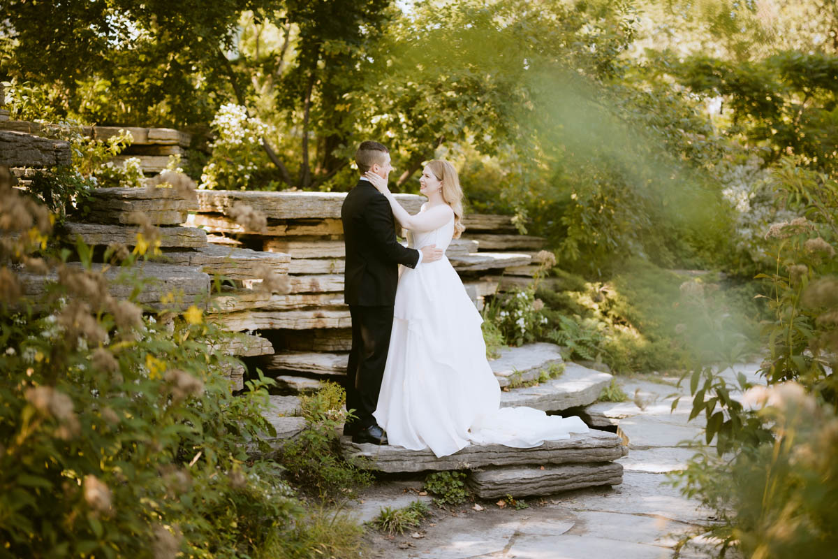 light and airy Lilly Pool Wedding Photos