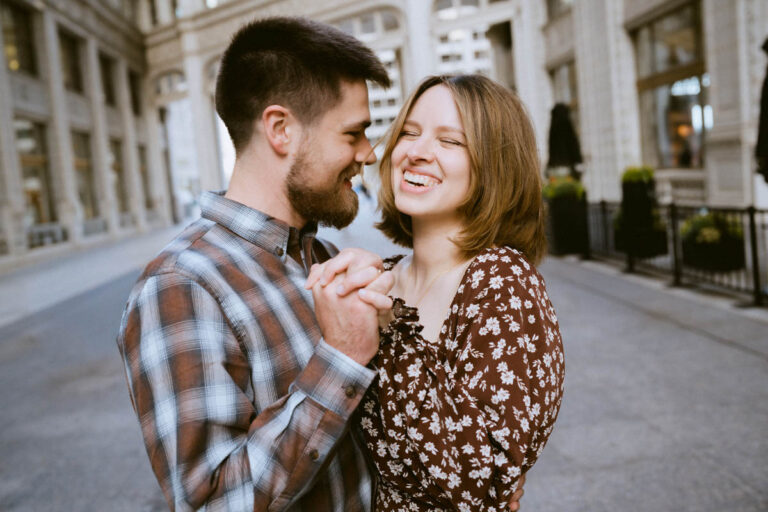 Chicago Riverwalk Engagement Shoot // Cassidy + Nathan