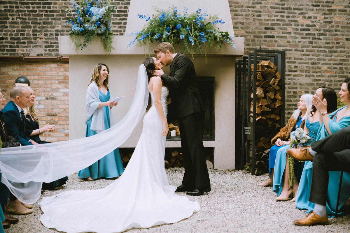 Elske wedding ceremony Chicago true color photography
