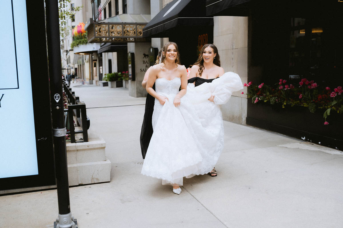 True Color Chicago Riverwalk Wedding Photographer