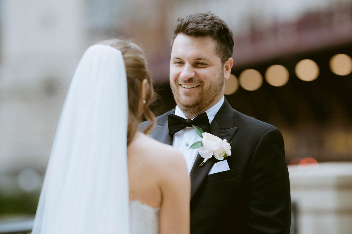 True Color Chicago Riverwalk Wedding Photographer