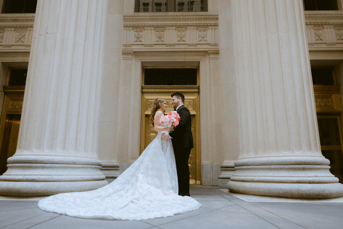 Chicago Board of Trade Wedding True Color Photographer