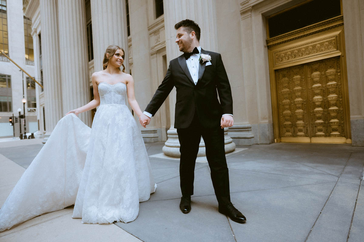 Chicago Board of Trade Wedding True Color Photographer