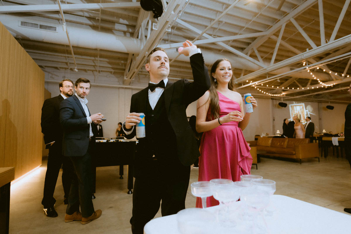 Sarabonde Wedding Reception Beer Pong Games