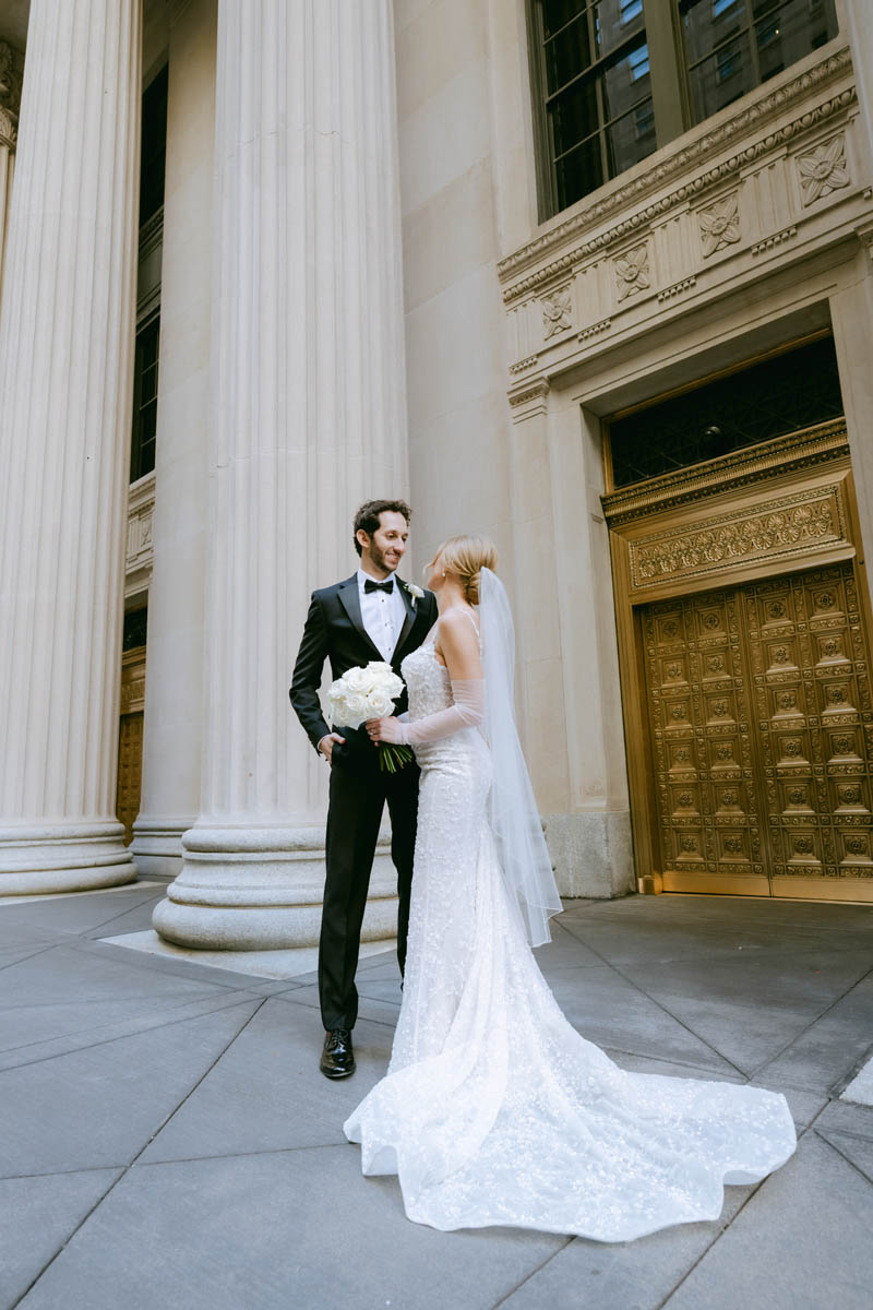 Chicago Board of Trade Wedding Photos