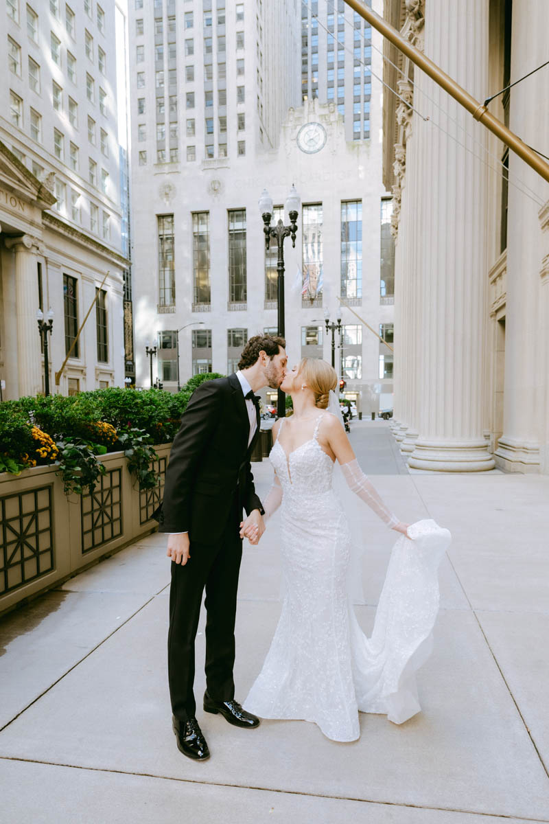 Chicago Board of Trade Wedding Photos