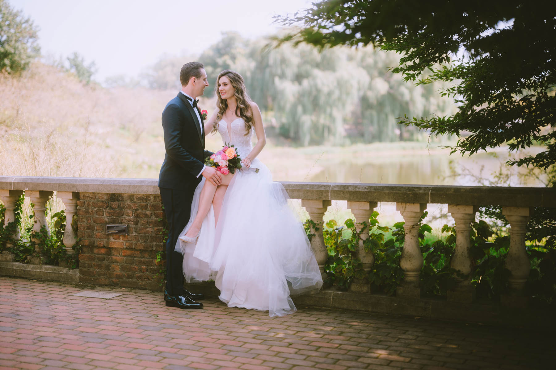 Chicago Botanic Garden Wedding Photos