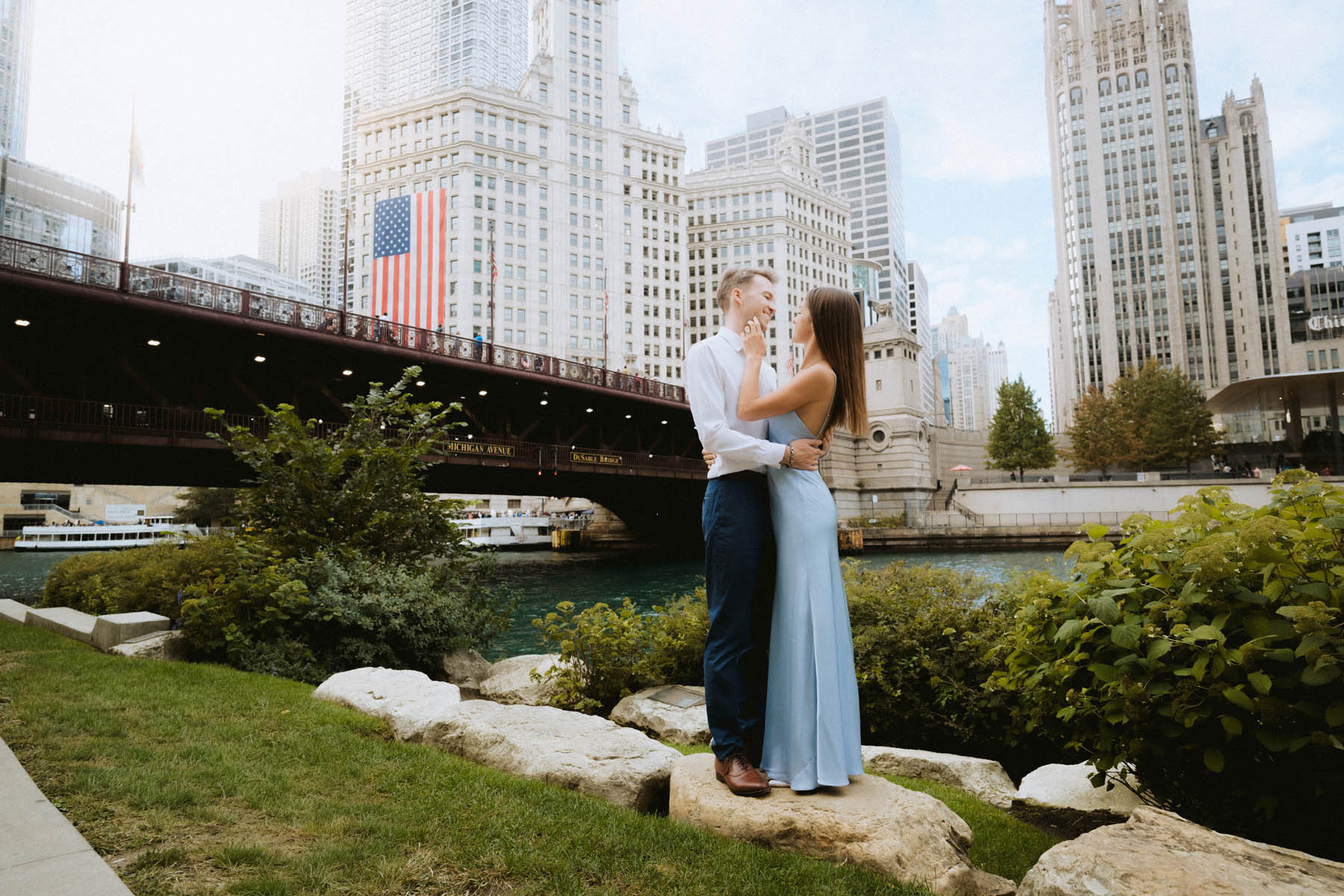 Riverwalk embrace