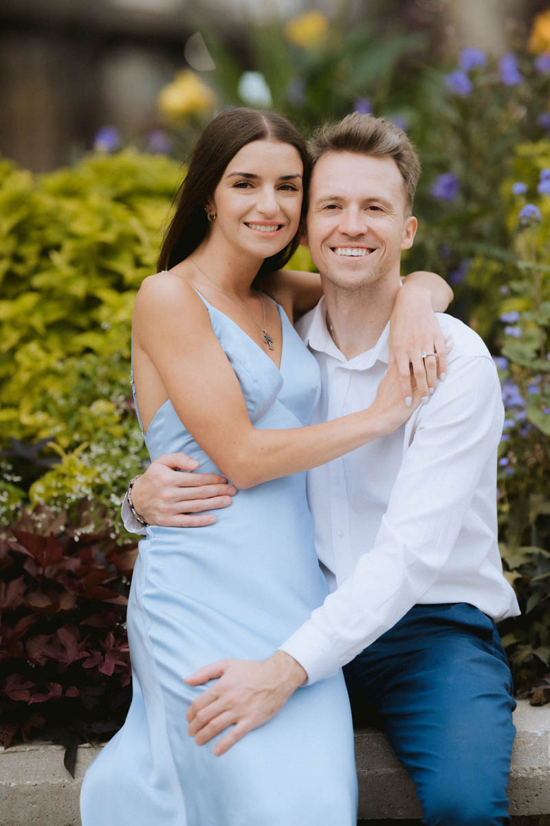Michigan Avenue embrace