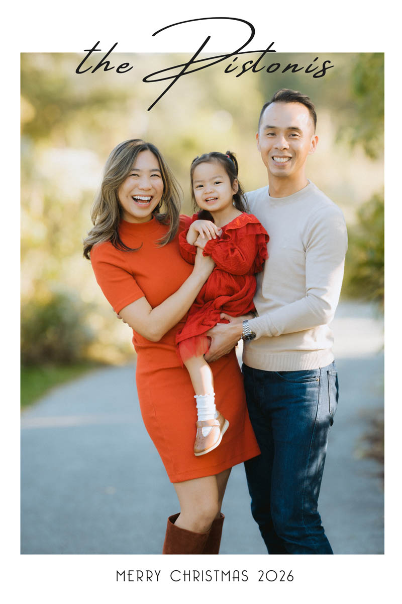 Chicago Fall Family Mini Holiday Cards